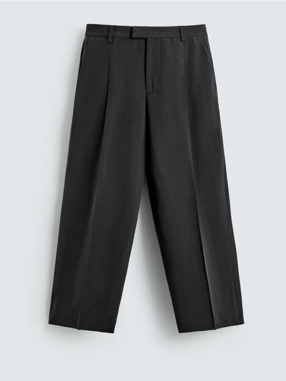 Merona Black Wide-Leg Pleated Dress Pants